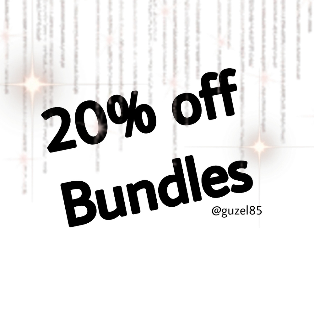 20% OFF BUNDLES